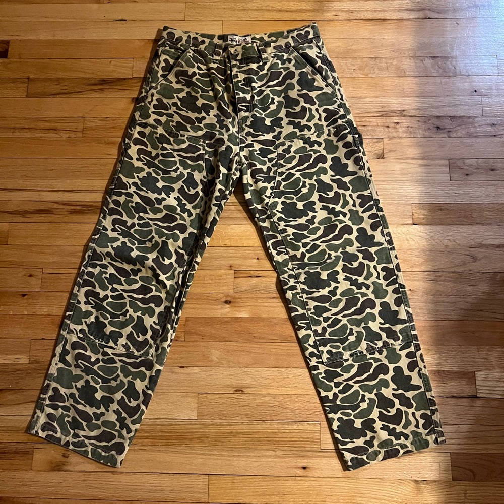 Stussy Camo Canvas Work Pants